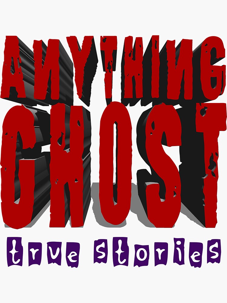 Anything Ghost Logo - 3D Red by anythingghost