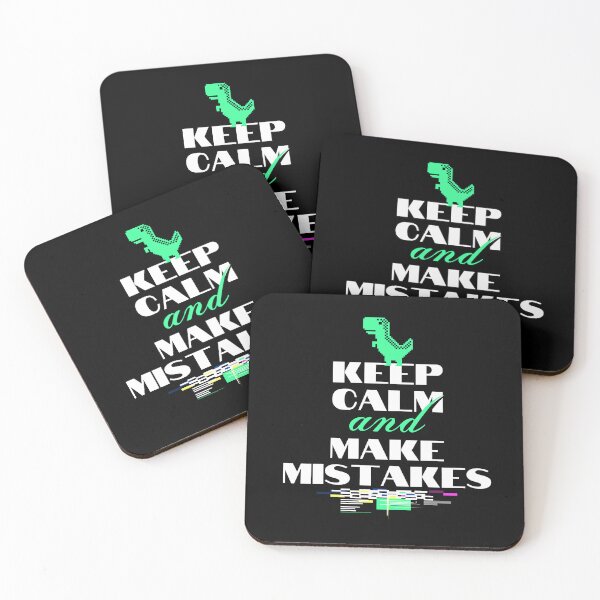 Item preview, Keep Calm and Make Mistakes designed and sold by GoPublicTeam.
