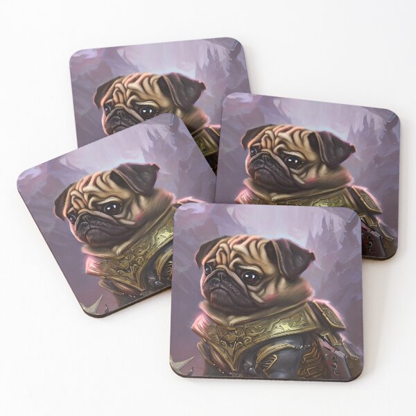 Item preview, AI Generated Art, War Pug designed and sold by RabbitHoleMI.