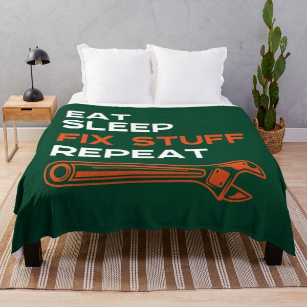 Item preview, Eat Sleep Fix Stuff Repeat    designed and sold by maridees.