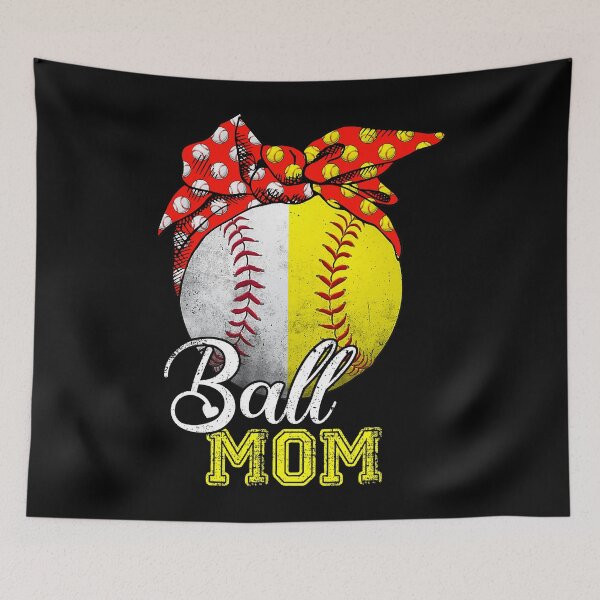 Item preview, Ball Mom Softball Baseball Funny Mothers Day designed and sold by Helbon-art.