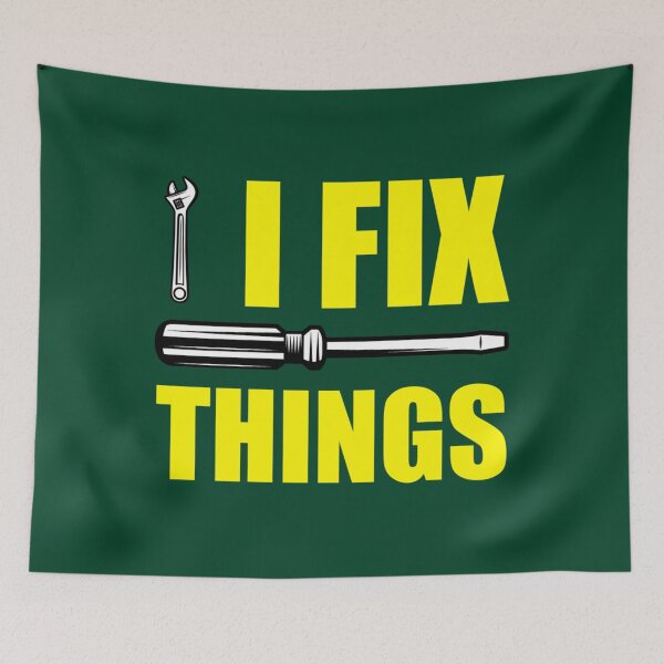 Item preview, i fix things  mechanic gift designed and sold by maridees.