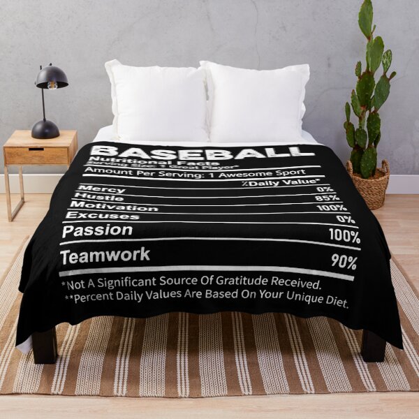Item preview, Baseball Nutrition Facts Funny Baseball Player designed and sold by Helbon-art.
