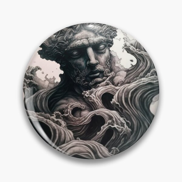 Item preview, Ancient statue of waves designed and sold by SwitchLimits.