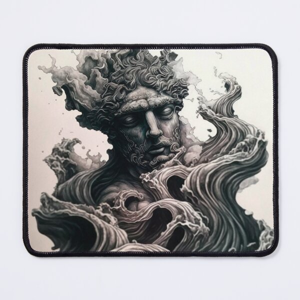Item preview, Ancient statue of waves designed and sold by SwitchLimits.