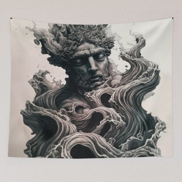 Item preview, Ancient statue of waves designed and sold by SwitchLimits.