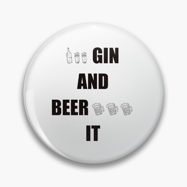 Artikelvorschau, GIN AND BEER IT entworfen und verkauft von DMcK Designs.