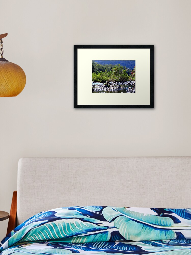 Thumbnail 2 of 7, Framed Art Print, Nymboida River designed and sold by theoddshot.