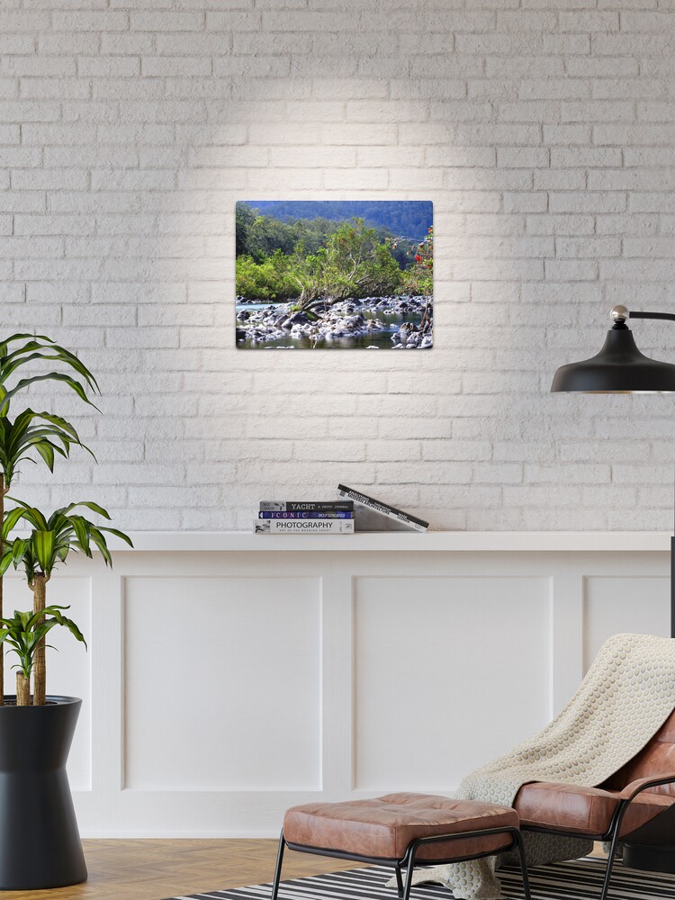 Thumbnail 1 of 4, Metal Print, Nymboida River designed and sold by theoddshot.