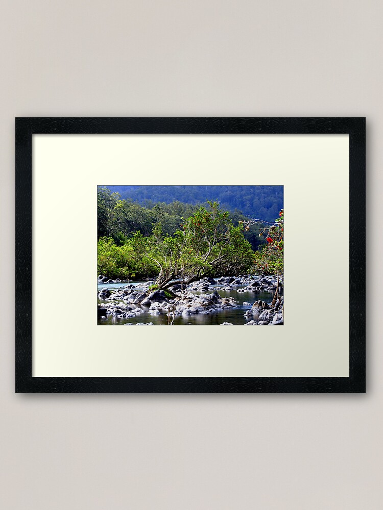 Thumbnail 1 of 7, Framed Art Print, Nymboida River designed and sold by theoddshot.