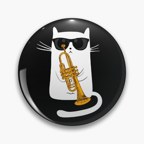 Item preview, Jazz Cat Live Tonight - Cool Smooth Trumpet Playing Design T-Shirt designed and sold by SithJedi.