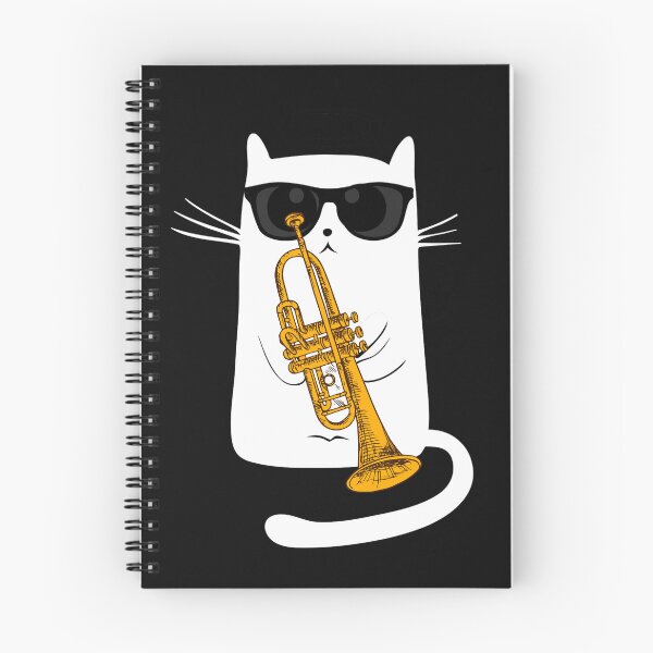 Item preview, Jazz Cat Live Tonight - Cool Smooth Trumpet Playing Design T-Shirt designed and sold by SithJedi.