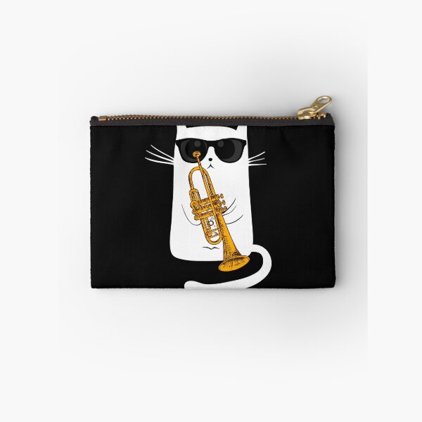 Item preview, Jazz Cat Live Tonight - Cool Smooth Trumpet Playing Design T-Shirt designed and sold by SithJedi.