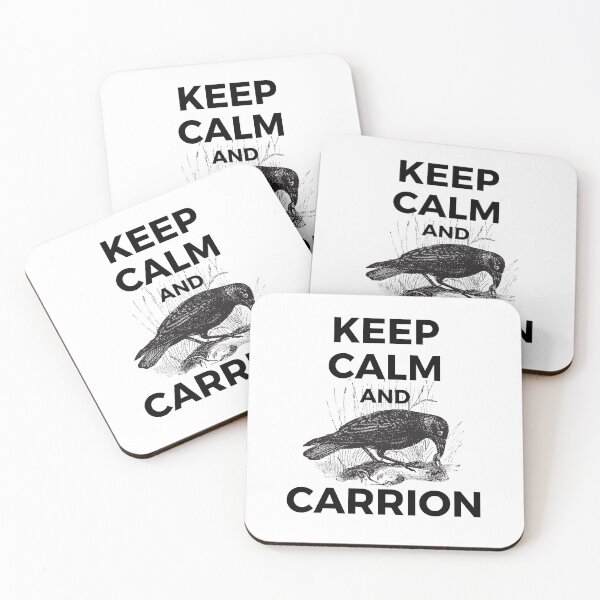 Item preview, Keep Calm and Carrion Crow designed and sold by FlakeyBiscuit3.