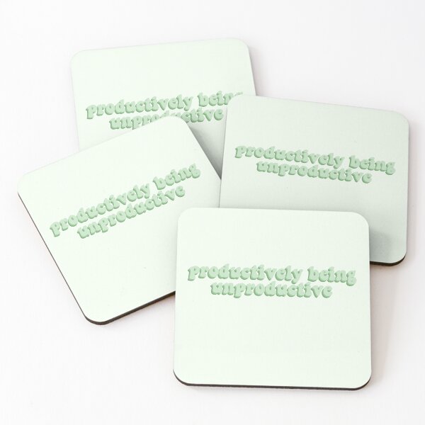 Item preview, Productively being unproductive - green designed and sold by Cre8iveCat.