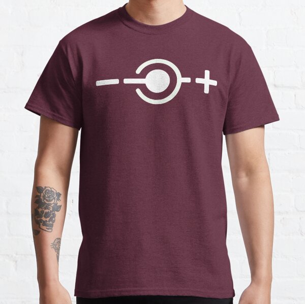 Centre Negative - White Classic T-Shirt