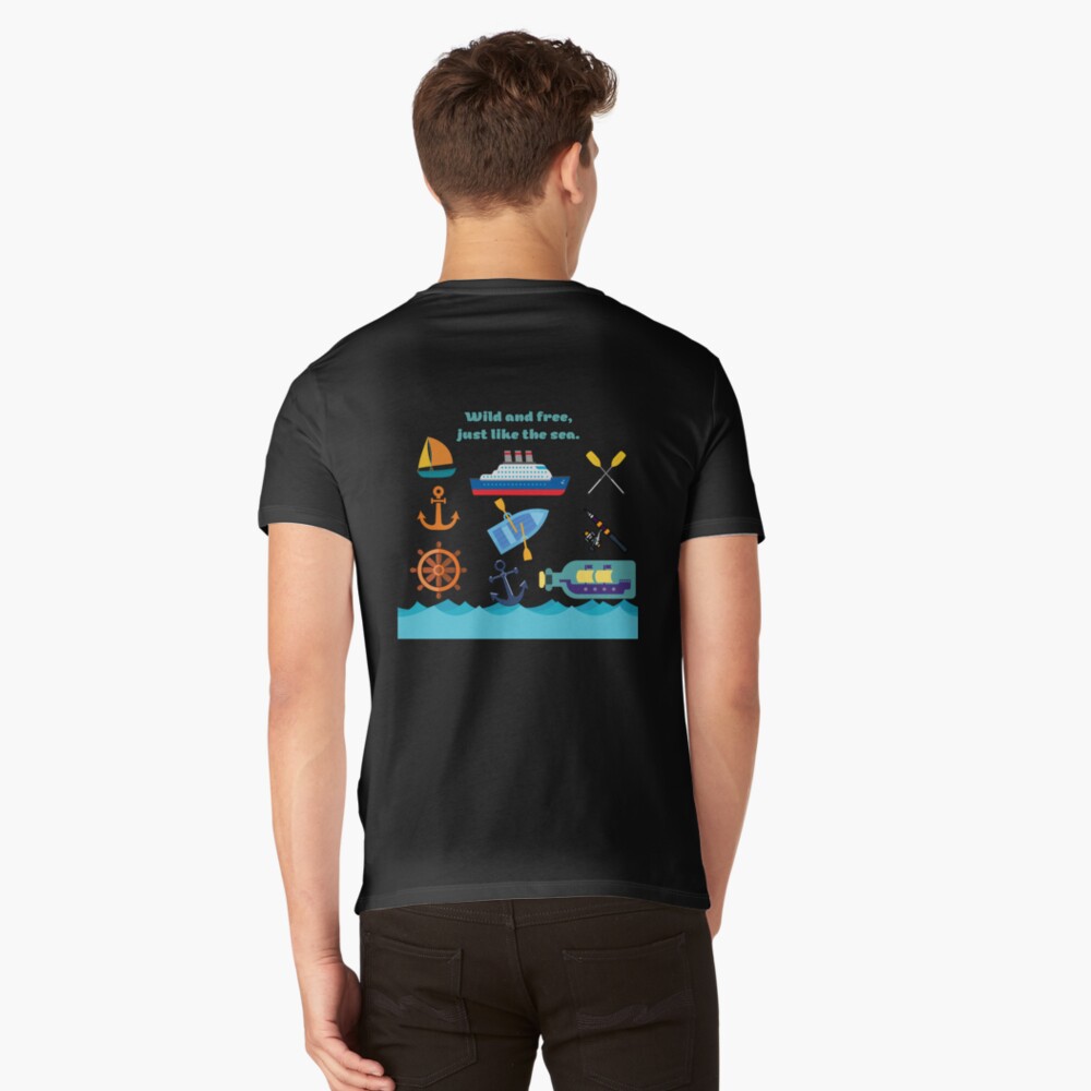 Item preview, V-Neck T-Shirt designed and sold by zubiaqureshi.