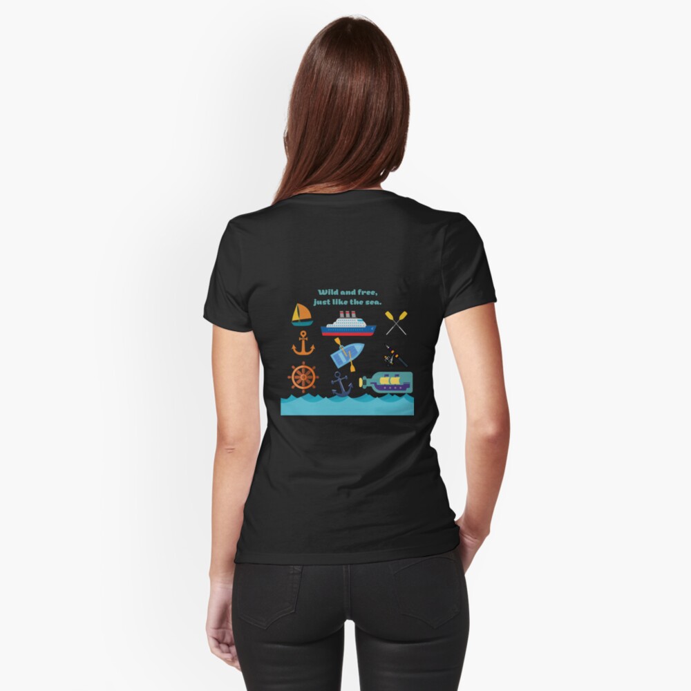 Item preview, Fitted T-Shirt designed and sold by zubiaqureshi.