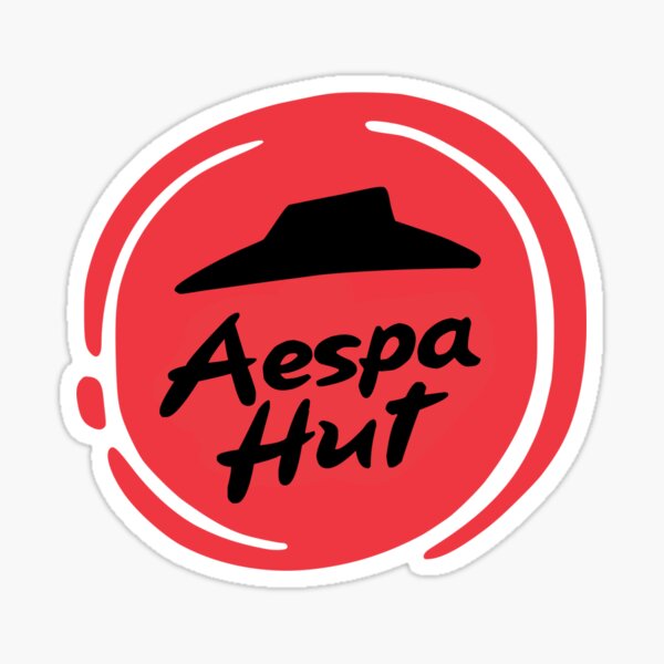 "Aespa Hut" Sticker for Sale by AliffStudio Redbubble