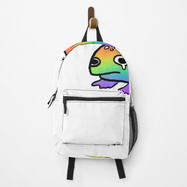 Item preview, rainbow frog my tummy hurts designed and sold by iristocat.