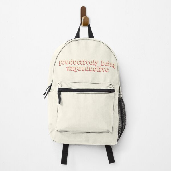 Item preview, Productively being unproductive - yellow, pink and red designed and sold by Cre8iveCat.