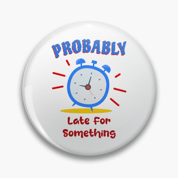 Item preview, Probably Late For Something, Alarm Clock designed and sold by artfulnotebook.