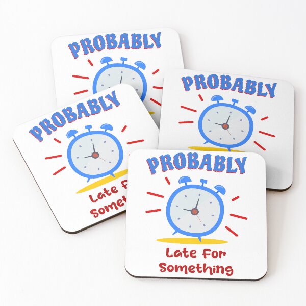 Item preview, Probably Late For Something, Alarm Clock designed and sold by artfulnotebook.