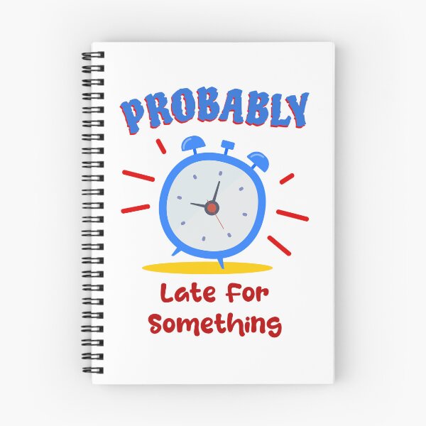 Item preview, Probably Late For Something, Alarm Clock designed and sold by artfulnotebook.