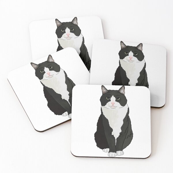 Item preview, Tuxedo cat designed and sold by Lilystreet.