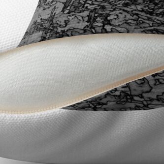 Alternate view of Edgy Grey Throw Pillow