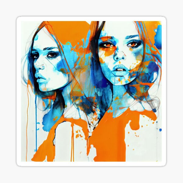 Gemini Twins Astrological Sign Horoscope Sticker