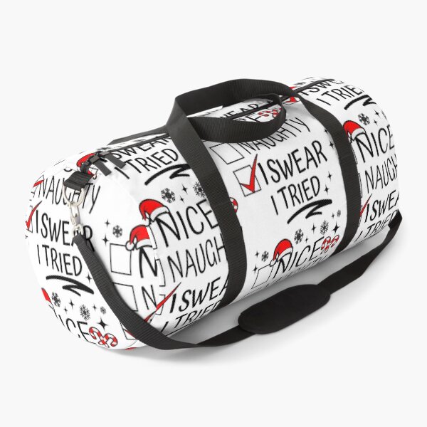 Item preview, Nice Naughty I Swear I Tried Funny Christmas Family Group Santa's List designed and sold by HalloweenGift.