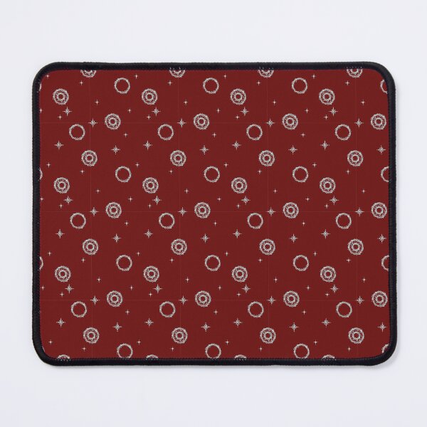 Item preview, Merry Christmas Wreath Pattern in Red designed and sold by jenmstudio.