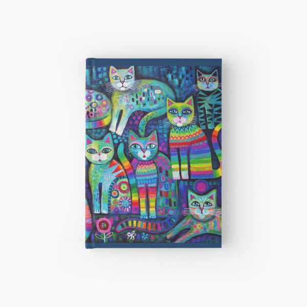 Vista previa del artículo con la obra «Gatos de lujo», diseñado y vendido por Karin Zeller.
