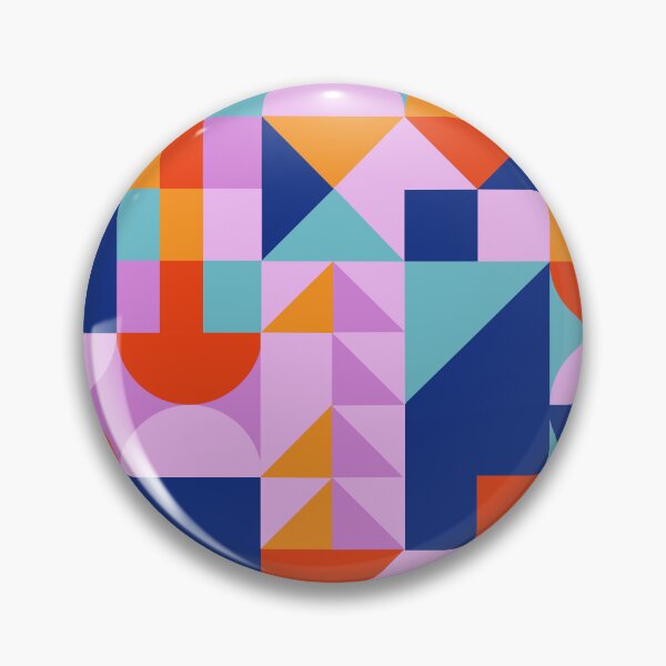 Item preview, abstract background with squares circle triangle designed and sold by UnloveToy10.