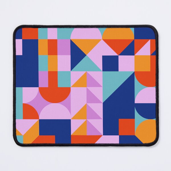 Item preview, abstract background with squares circle triangle designed and sold by UnloveToy10.