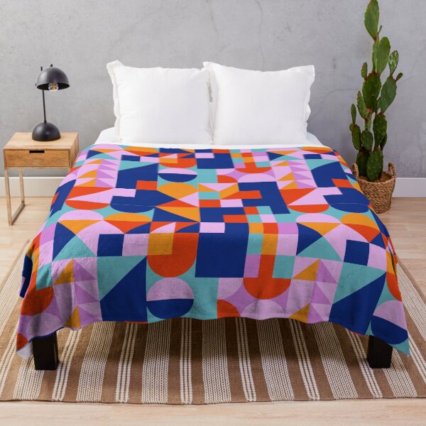 Item preview, abstract background with squares circle triangle designed and sold by UnloveToy10.