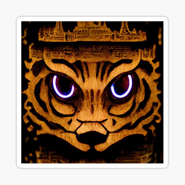 Angkor Tiger | Khmer Steampunk Empire Sticker