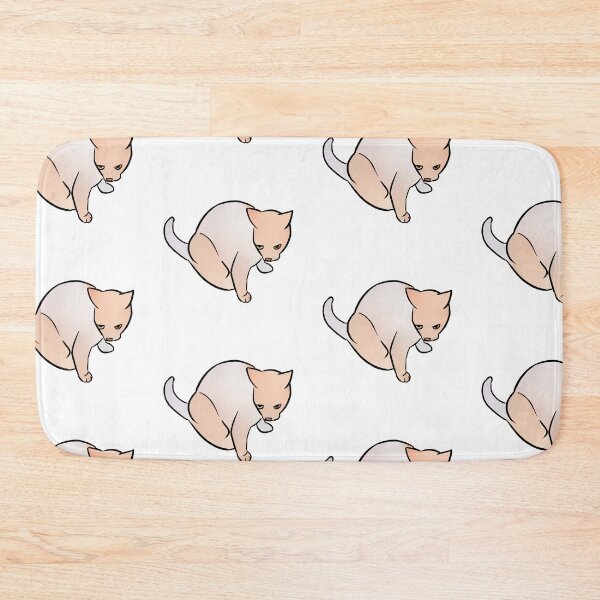 Item preview, Annoyed Cat Pastel Browns designed and sold by kotastrophe.