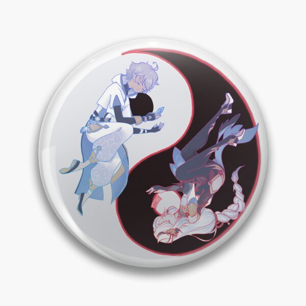 Item preview, chongyun & shenhe yin yang designed and sold by Justheblueberry.