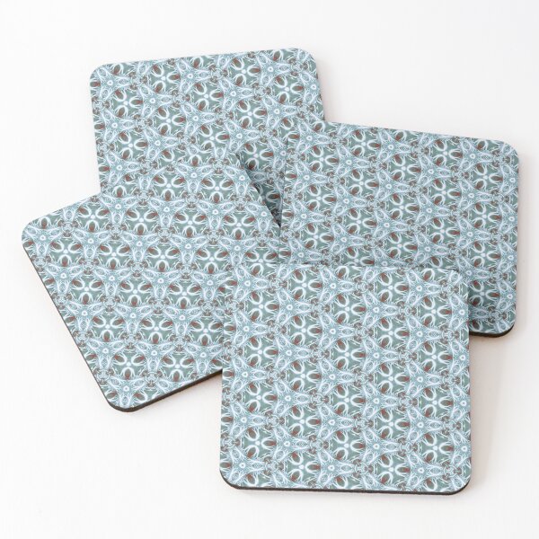 Item preview, Winter in the forest, Hexagonal Floral Fractal Pattern designed and sold by jean-nicolas.