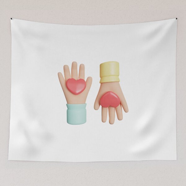Item preview, Spreading Love/ love in hands designed and sold by AlaukikaShop.