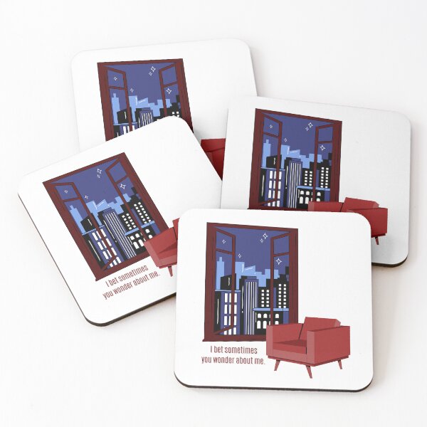 Item preview, "I bet sometimes you wonder about me" – I Almost Do designed and sold by the midnight sea shop.