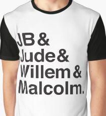 JB & Jude & Willem & Malcolm Graphic T-Shirt