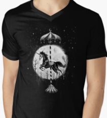 Gothic Unicorn V-Neck T-Shirt