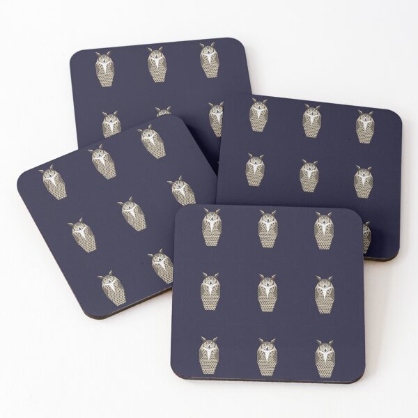 Item preview, Geometric Great Horned Owl Pattern designed and sold by Caseymakesart.