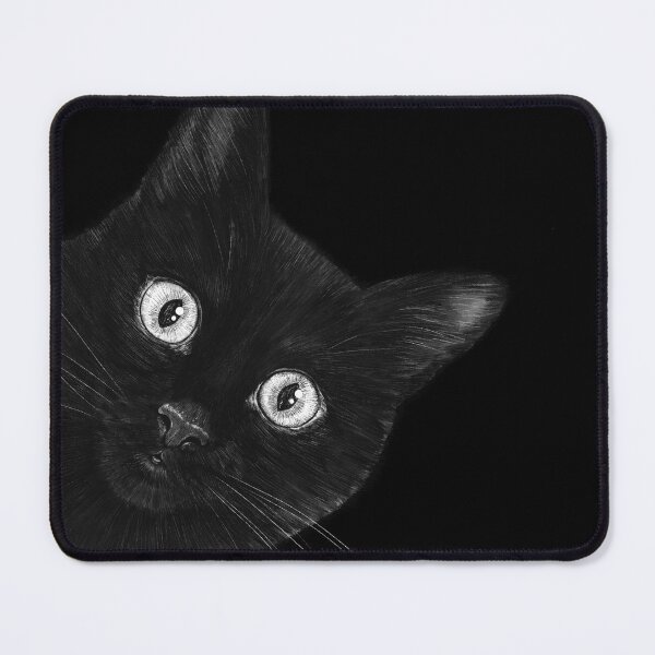 Item preview, Black cat on black designed and sold by Valeriya Korenkova Kodamorkovkart.