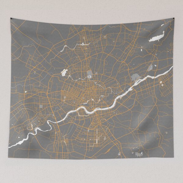 Item preview, Shenyang City Map of Liaoning, China - Bauhaus designed and sold by deMAP.