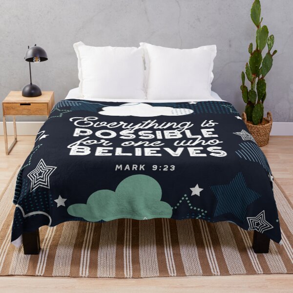Item preview, Everything is possible for one who believes Mark 9:23 designed and sold by FlinArt.
