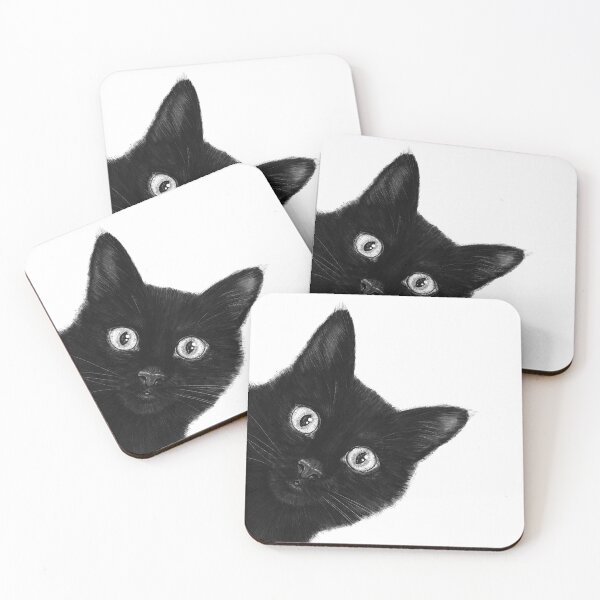 Item preview, Black cat designed and sold by Valeriya Korenkova Kodamorkovkart.